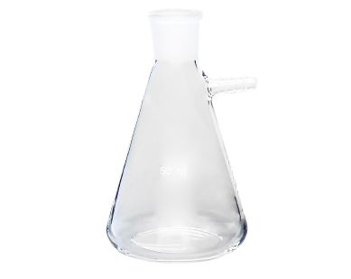 Колба Бунзена со шлифом и тубусом 500 мл фото